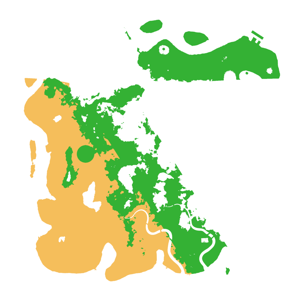 Biome Rust Map: Procedural Map, Size: 4500, Seed: 1737531082