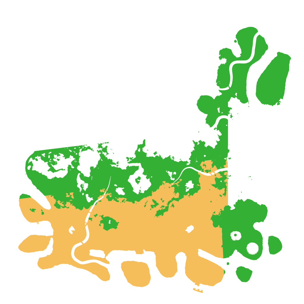 Biome Rust Map: Procedural Map, Size: 4500, Seed: 17364510