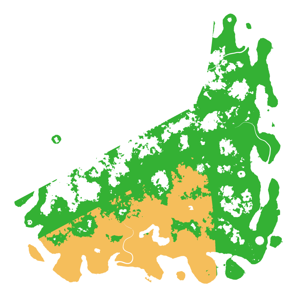 Biome Rust Map: Procedural Map, Size: 6000, Seed: 1069836903