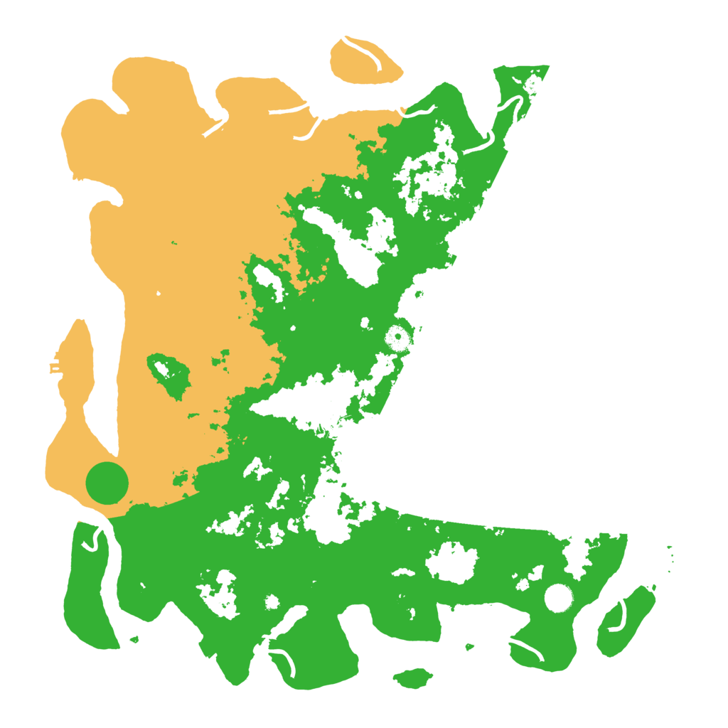Biome Rust Map: Procedural Map, Size: 4500, Seed: 177250410