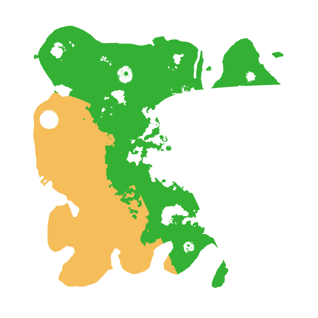 Biome Rust Map: Procedural Map, Size: 3000, Seed: 20934