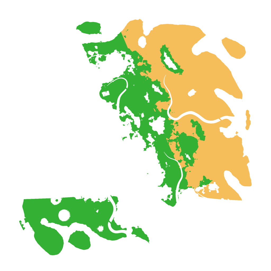Biome Rust Map: Procedural Map, Size: 4096, Seed: 2113240096