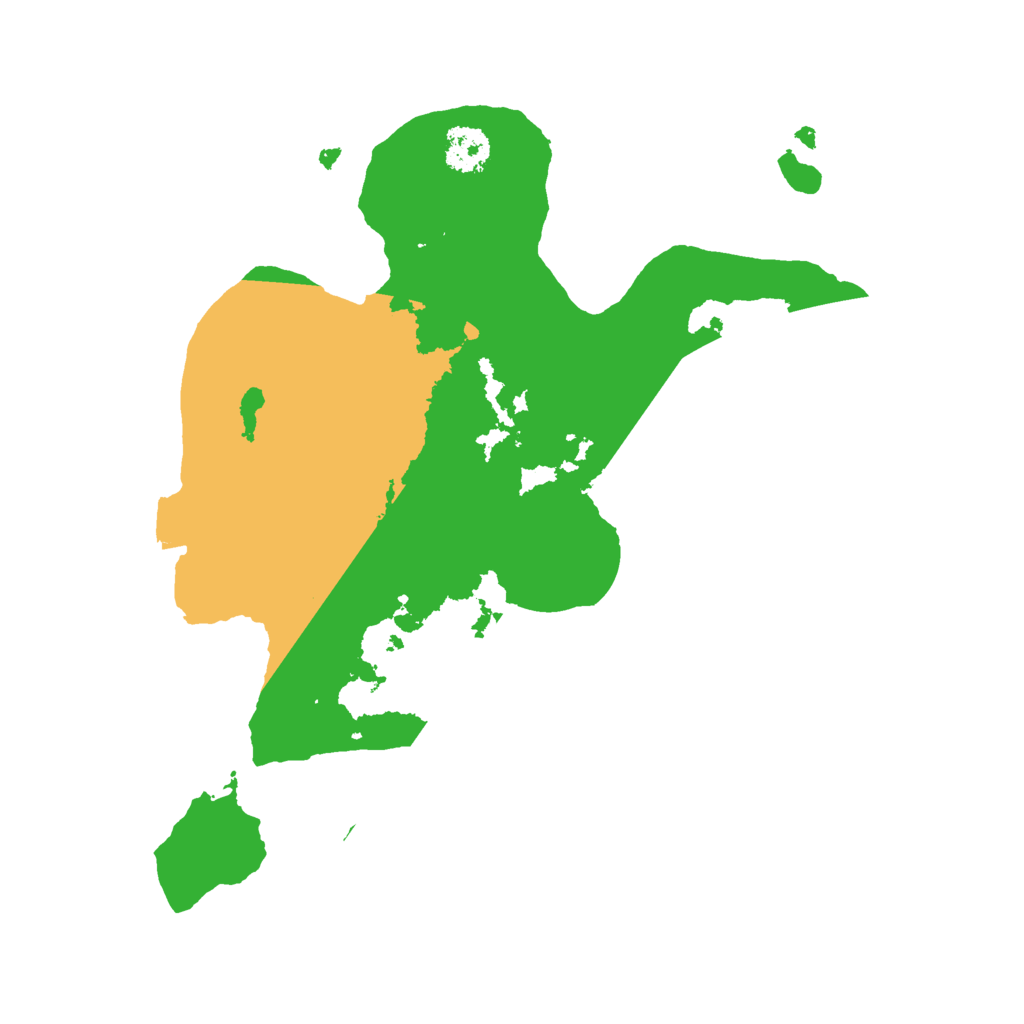 Biome Rust Map: Procedural Map, Size: 2300, Seed: 2140757826