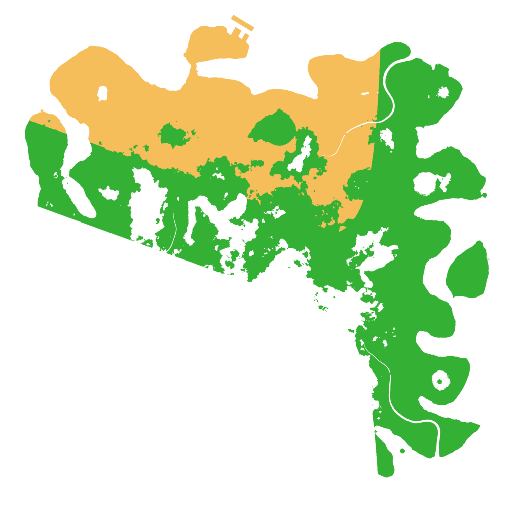 Biome Rust Map: Procedural Map, Size: 4250, Seed: 5838377