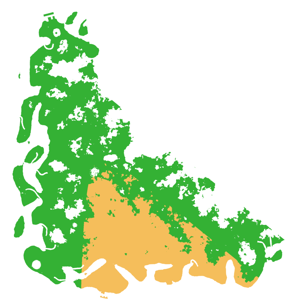 Biome Rust Map: Procedural Map, Size: 6000, Seed: 377755169