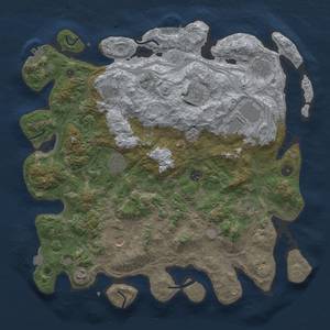 Thumbnail Rust Map: Procedural Map, Size: 4250, Seed: 225067524, 18 Monuments