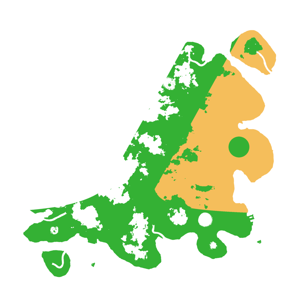 Biome Rust Map: Procedural Map, Size: 3700, Seed: 159364242