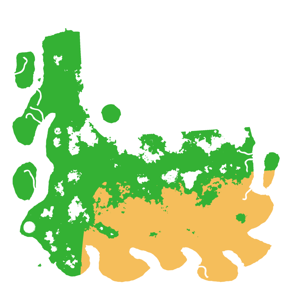 Biome Rust Map: Procedural Map, Size: 4500, Seed: 53808933