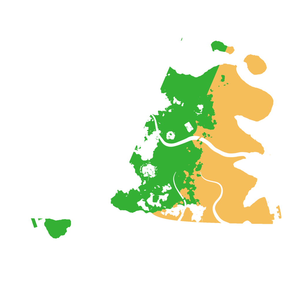 Biome Rust Map: Procedural Map, Size: 3500, Seed: 1122034867
