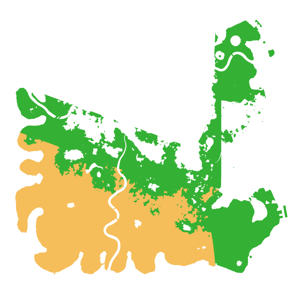 Biome Rust Map: Procedural Map, Size: 5000, Seed: 84256943