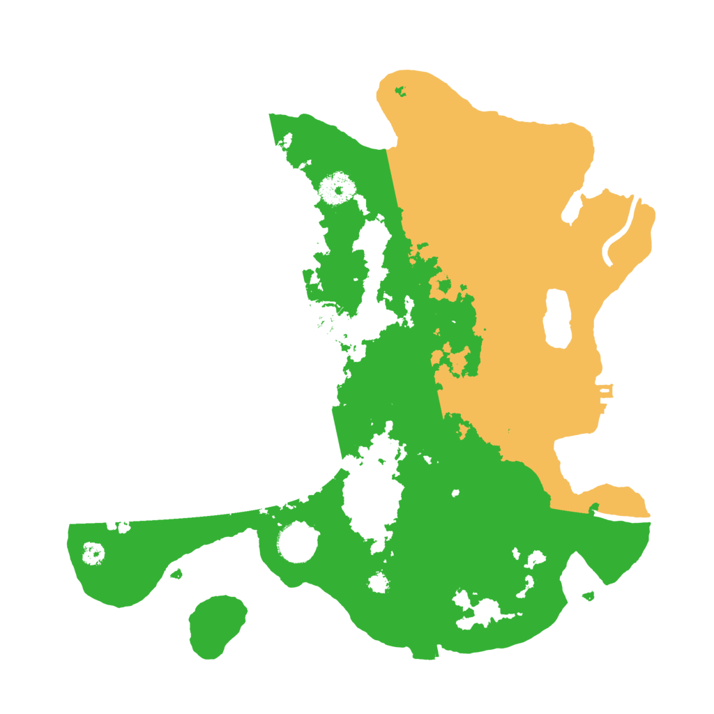 Biome Rust Map: Procedural Map, Size: 3200, Seed: 337094832