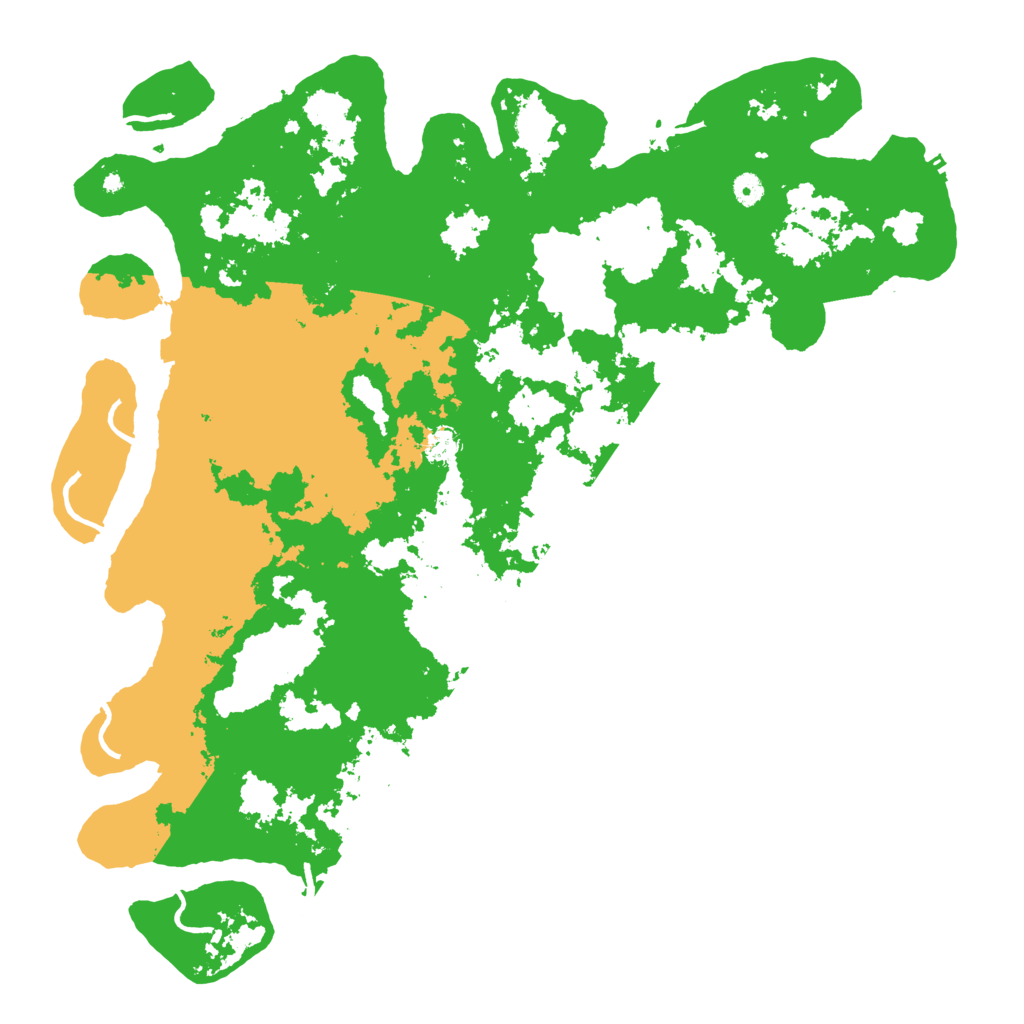 Biome Rust Map: Procedural Map, Size: 5000, Seed: 6655995