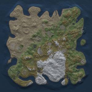 Thumbnail Rust Map: Procedural Map, Size: 4250, Seed: 1992868129, 18 Monuments