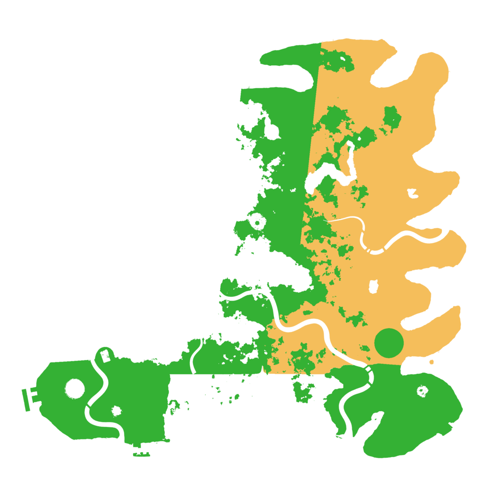 Biome Rust Map: Procedural Map, Size: 4500, Seed: 326812233