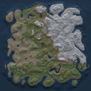 Thumbnail Rust Map: Procedural Map, Size: 4500, Seed: 797032639, 15 Monuments