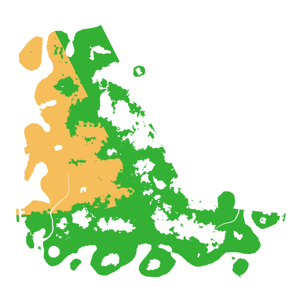 Biome Rust Map: Procedural Map, Size: 4500, Seed: 797032639