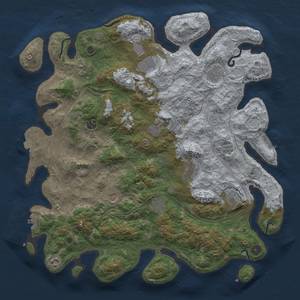 Thumbnail Rust Map: Procedural Map, Size: 4500, Seed: 797032639, 19 Monuments