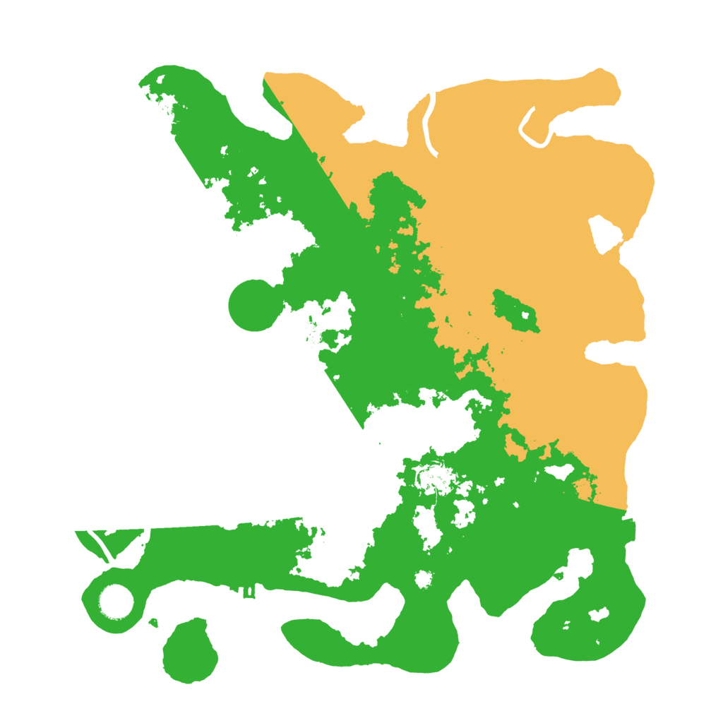 Biome Rust Map: Procedural Map, Size: 3700, Seed: 61671464