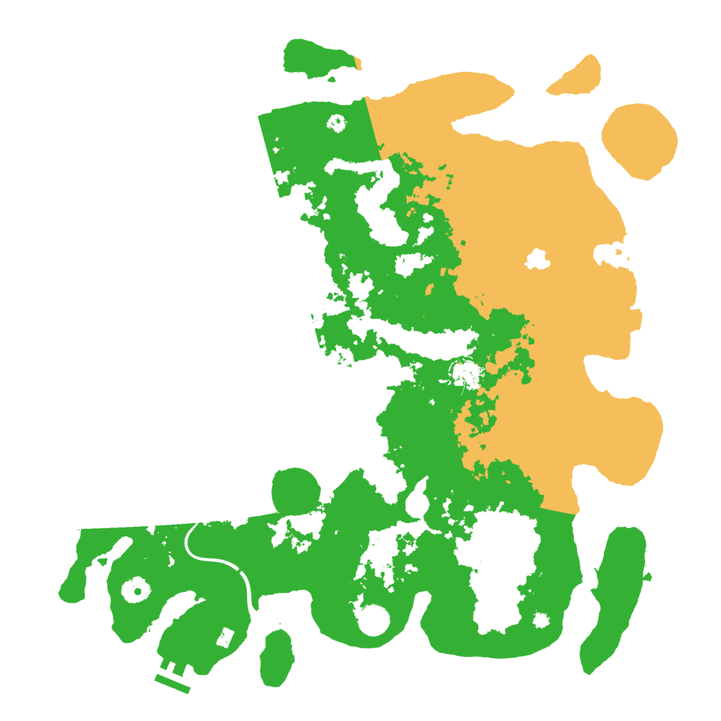 Biome Rust Map: Procedural Map, Size: 4000, Seed: 1466251483