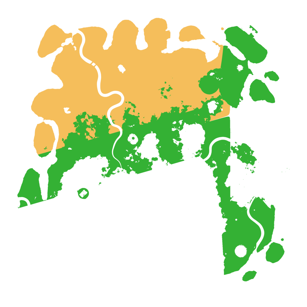 Biome Rust Map: Procedural Map, Size: 4500, Seed: 1177923932