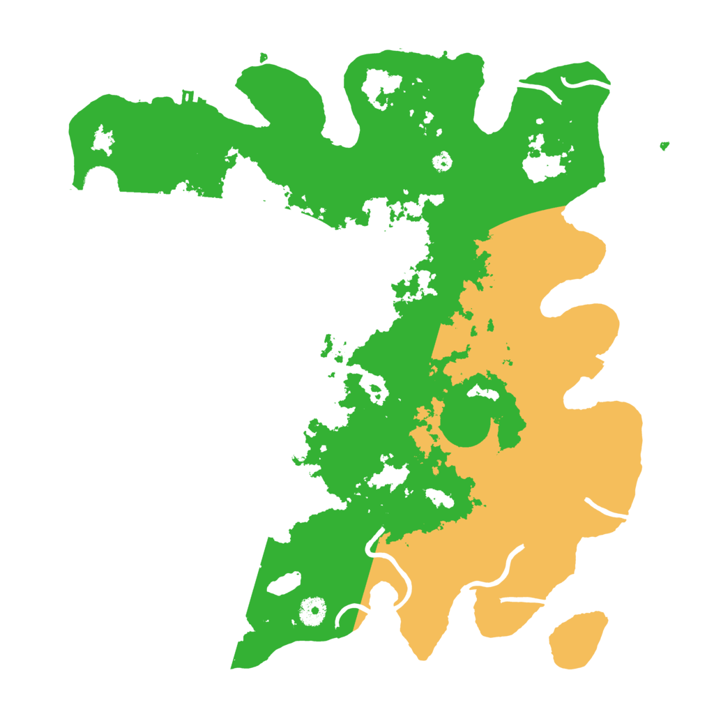 Biome Rust Map: Procedural Map, Size: 3800, Seed: 27