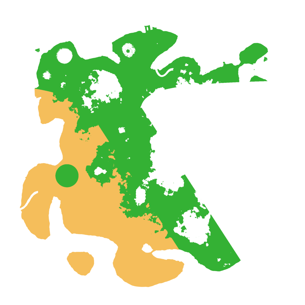 Biome Rust Map: Procedural Map, Size: 3500, Seed: 100339610