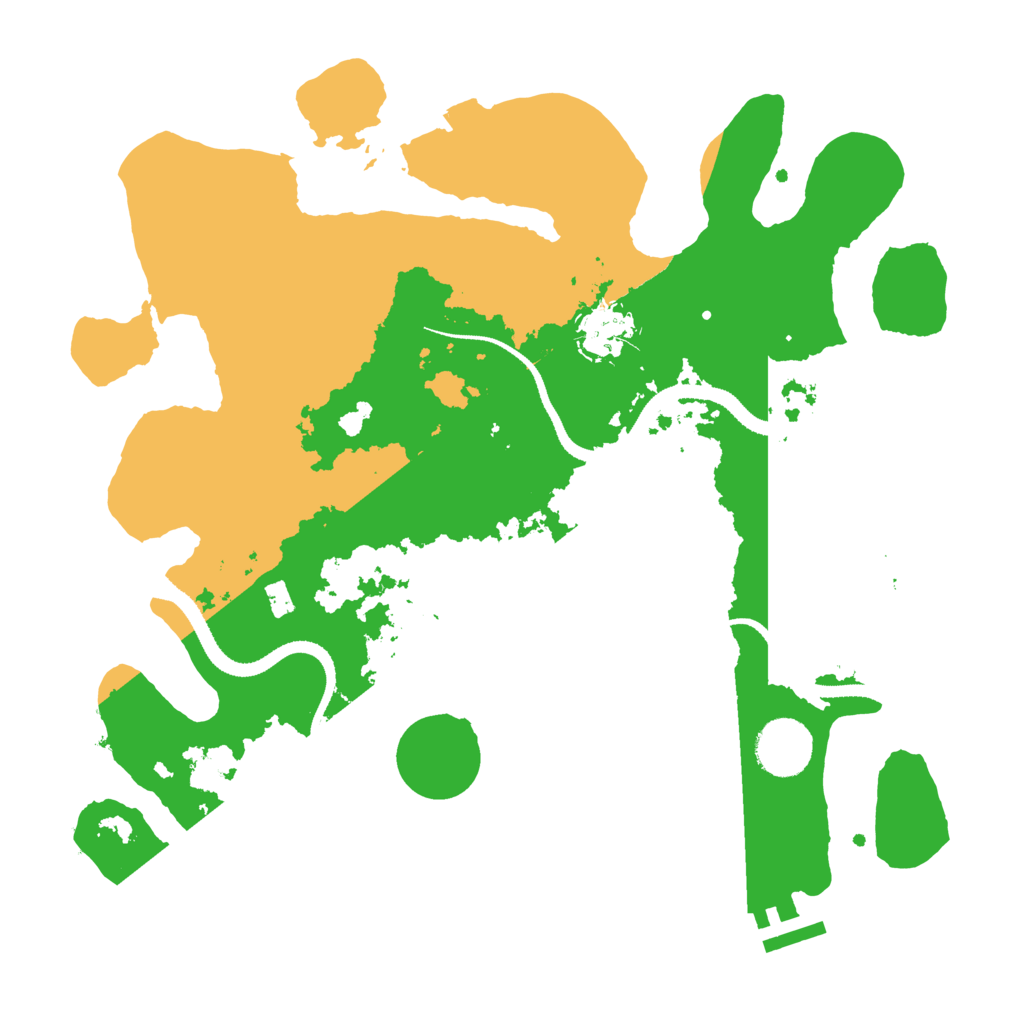 Biome Rust Map: Procedural Map, Size: 3250, Seed: 1153051872