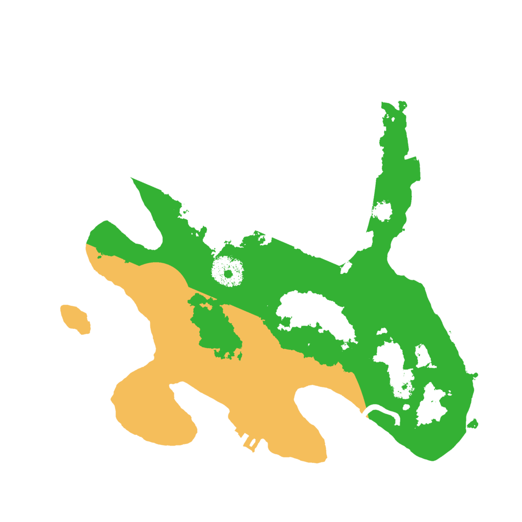 Biome Rust Map: Procedural Map, Size: 2500, Seed: 221243012