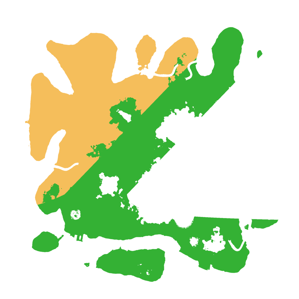 Biome Rust Map: Procedural Map, Size: 3000, Seed: 70213018