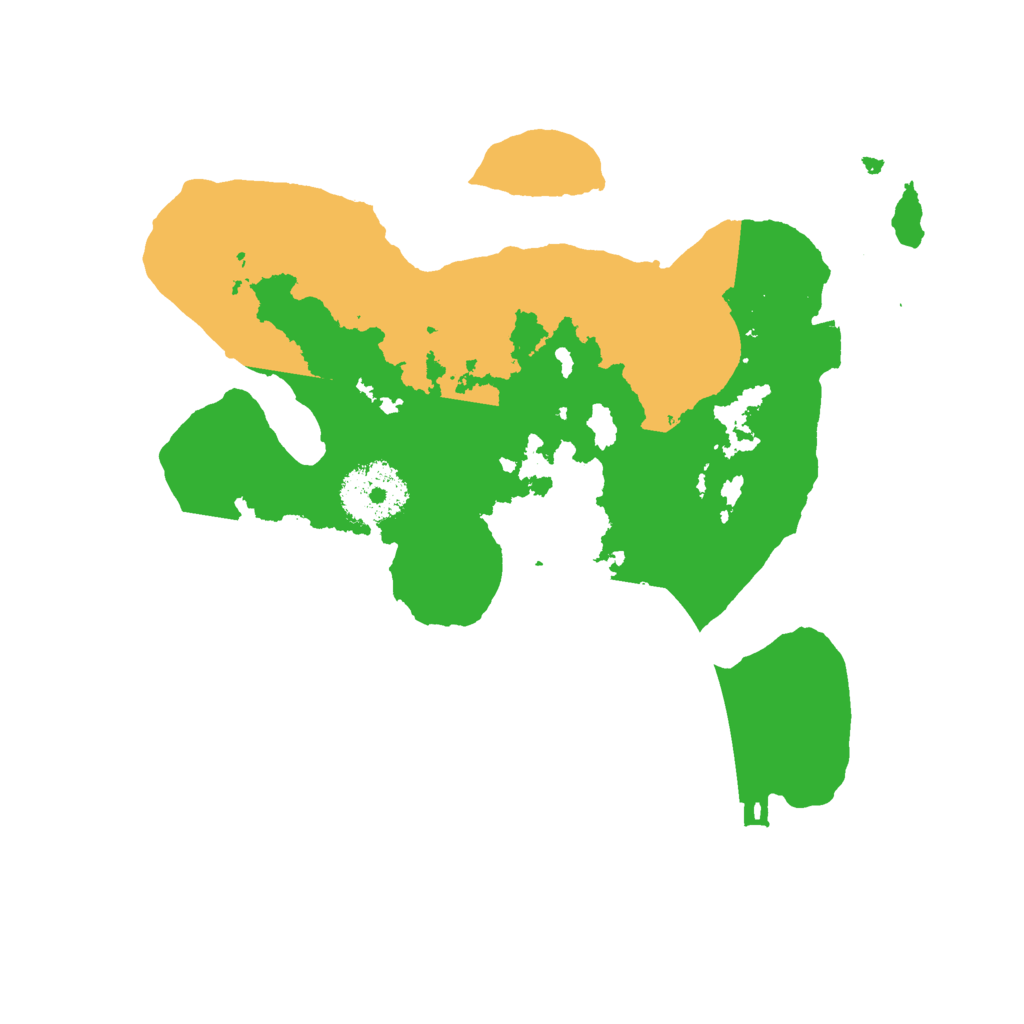 Biome Rust Map: Procedural Map, Size: 2500, Seed: 1146338540