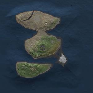 Thumbnail Rust Map: Procedural Map, Size: 1581, Seed: 1399909149, 3 Monuments