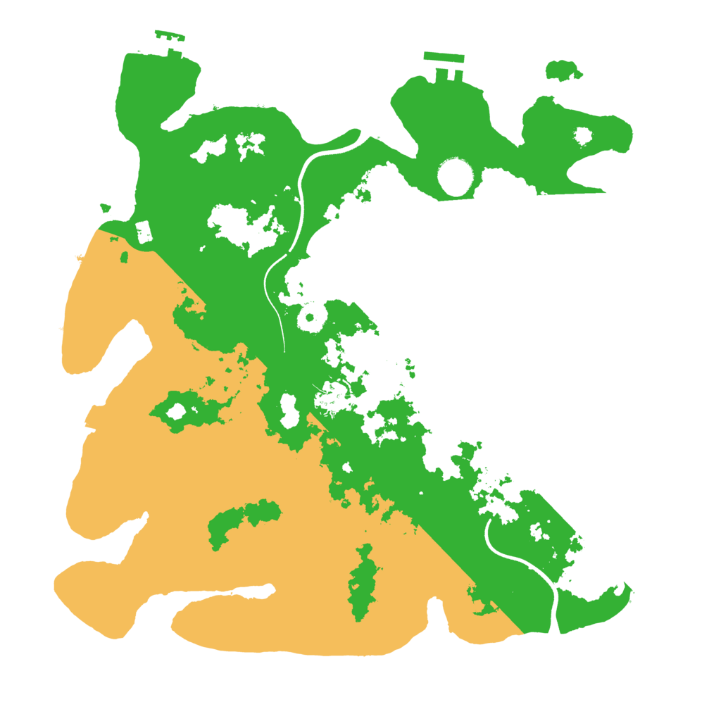 Biome Rust Map: Procedural Map, Size: 3600, Seed: 3456332
