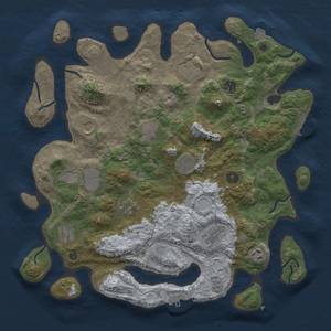 Thumbnail Rust Map: Procedural Map, Size: 4000, Seed: 115988739, 19 Monuments