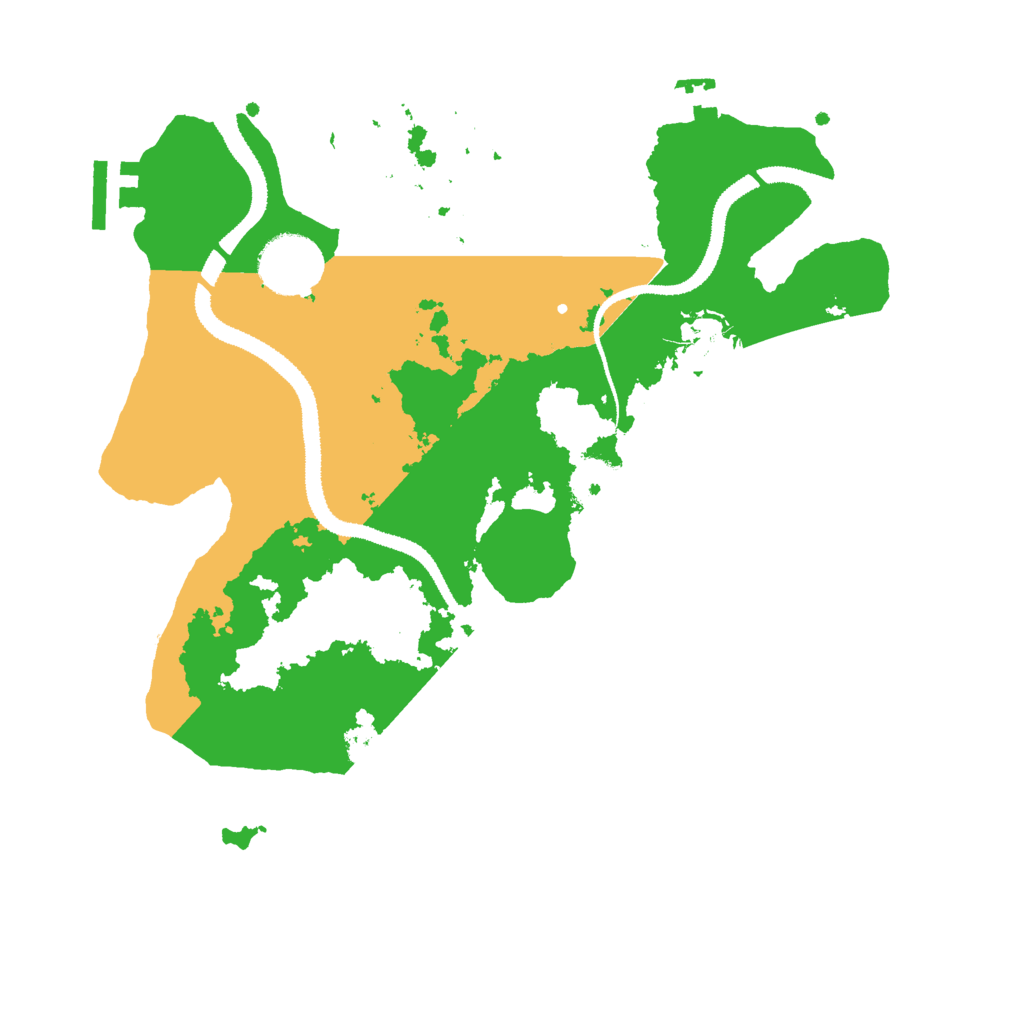Biome Rust Map: Procedural Map, Size: 3000, Seed: 642135