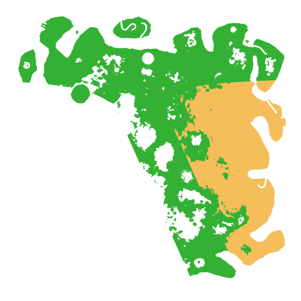 Biome Rust Map: Procedural Map, Size: 4500, Seed: 40797163