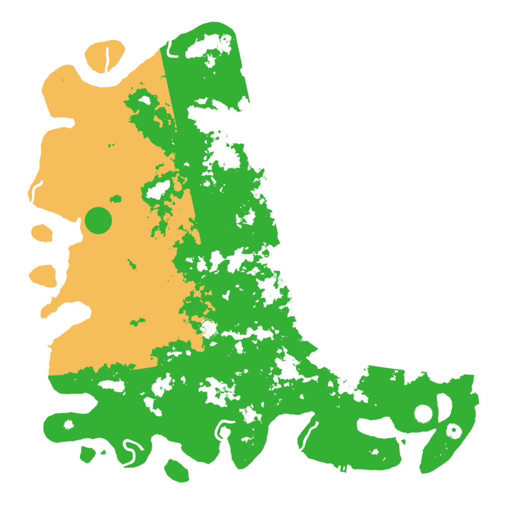 Biome Rust Map: Procedural Map, Size: 5000, Seed: 101090
