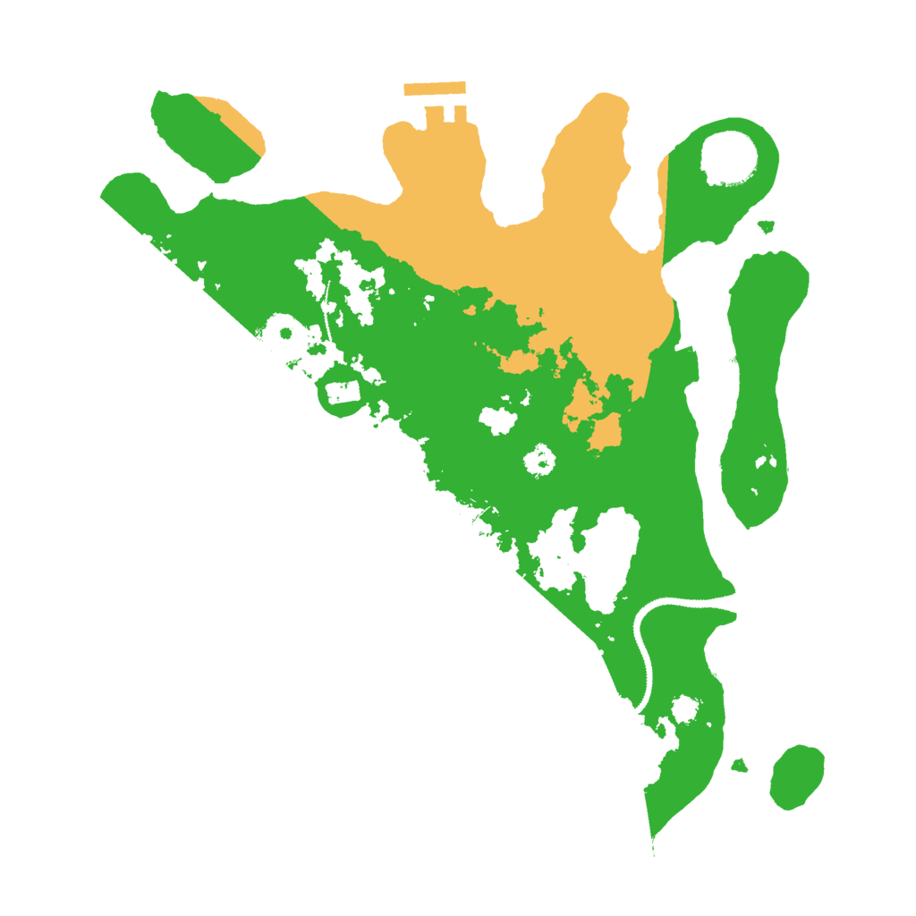 Biome Rust Map: Procedural Map, Size: 3000, Seed: 4371095