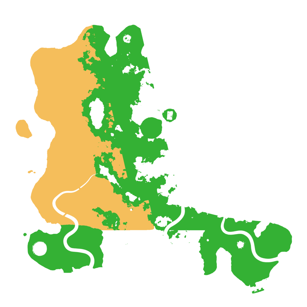 Biome Rust Map: Procedural Map, Size: 3800, Seed: 272474587