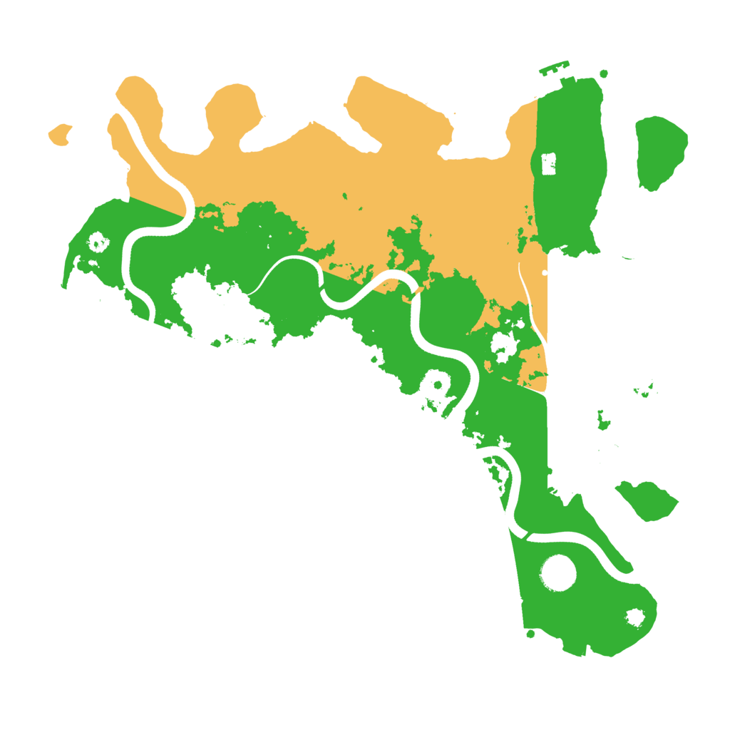 Biome Rust Map: Procedural Map, Size: 3600, Seed: 2042293983