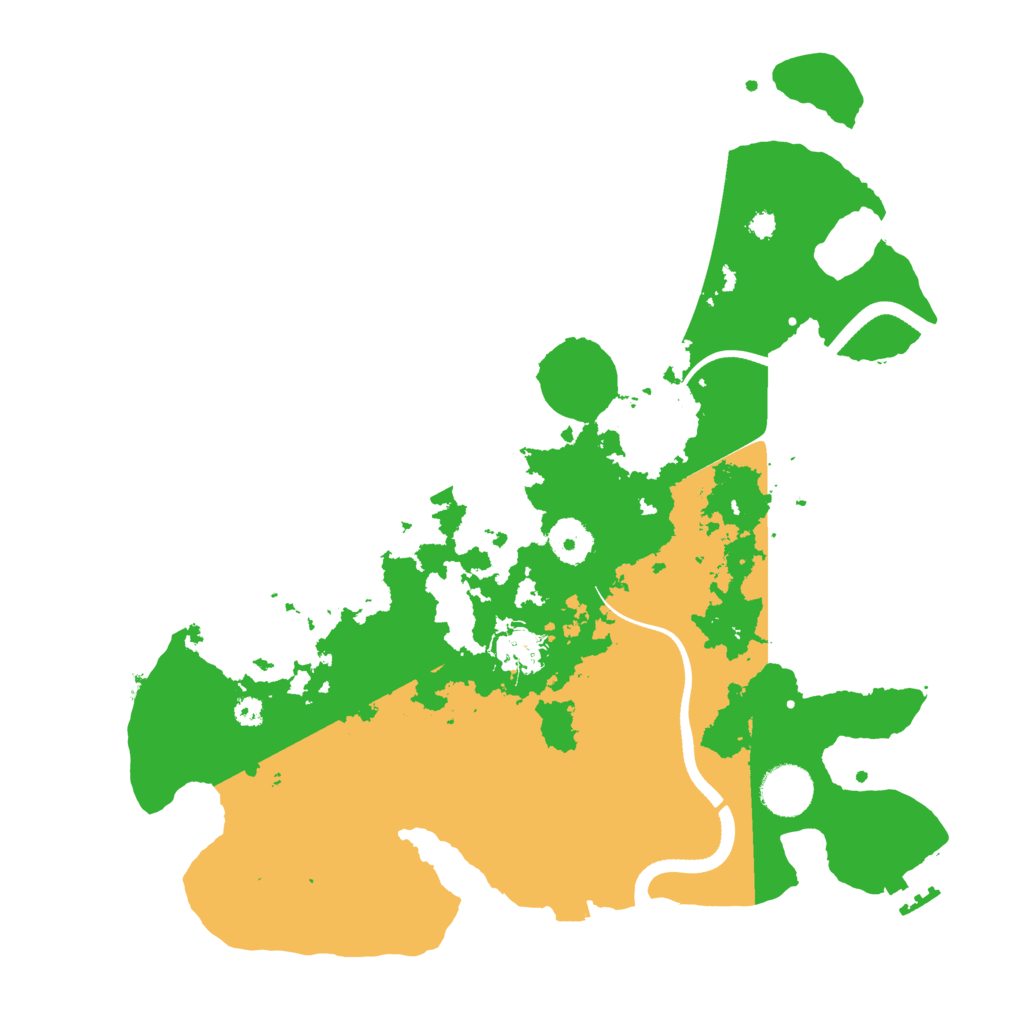Biome Rust Map: Procedural Map, Size: 3500, Seed: 1414209166