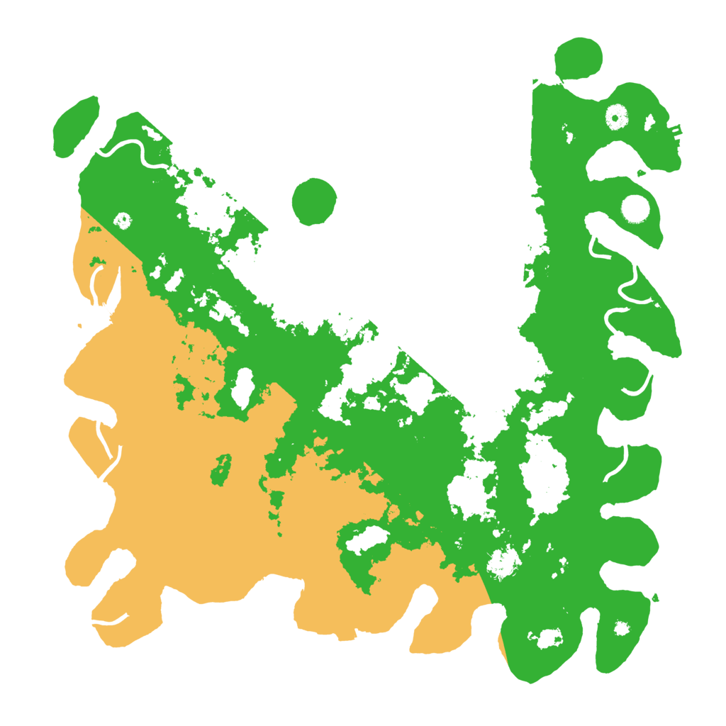 Biome Rust Map: Procedural Map, Size: 4500, Seed: 2028908804