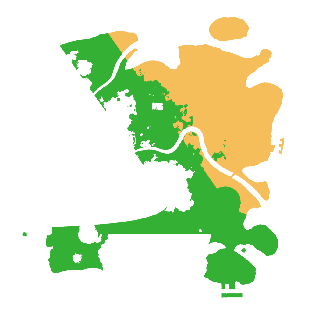 Biome Rust Map: Procedural Map, Size: 3000, Seed: 1457041450