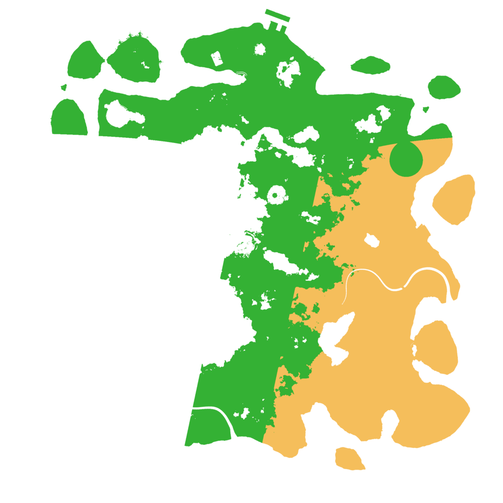 Biome Rust Map: Procedural Map, Size: 4000, Seed: 1172391456