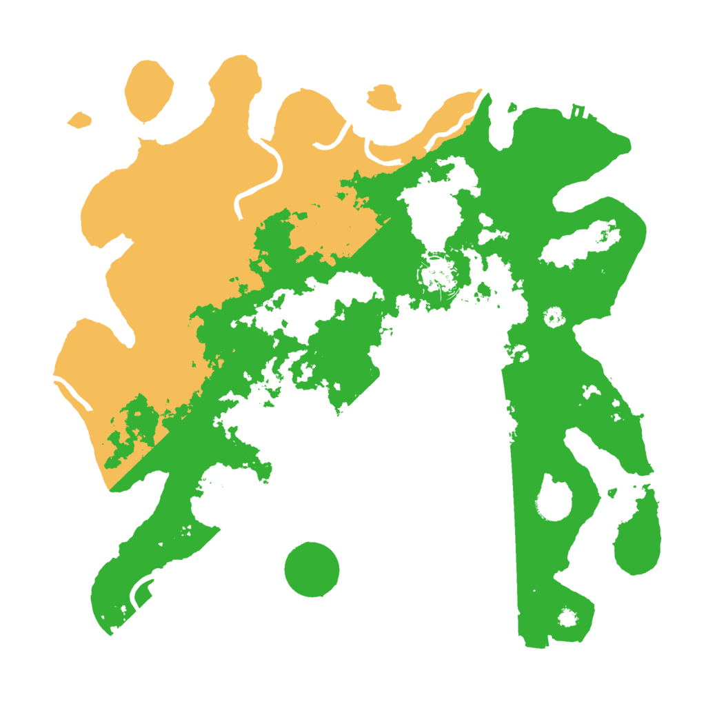 Biome Rust Map: Procedural Map, Size: 3500, Seed: 450158556