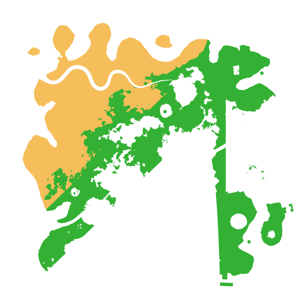 Biome Rust Map: Procedural Map, Size: 3500, Seed: 450158556