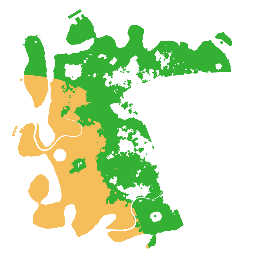 Biome Rust Map: Procedural Map, Size: 3750, Seed: 63592