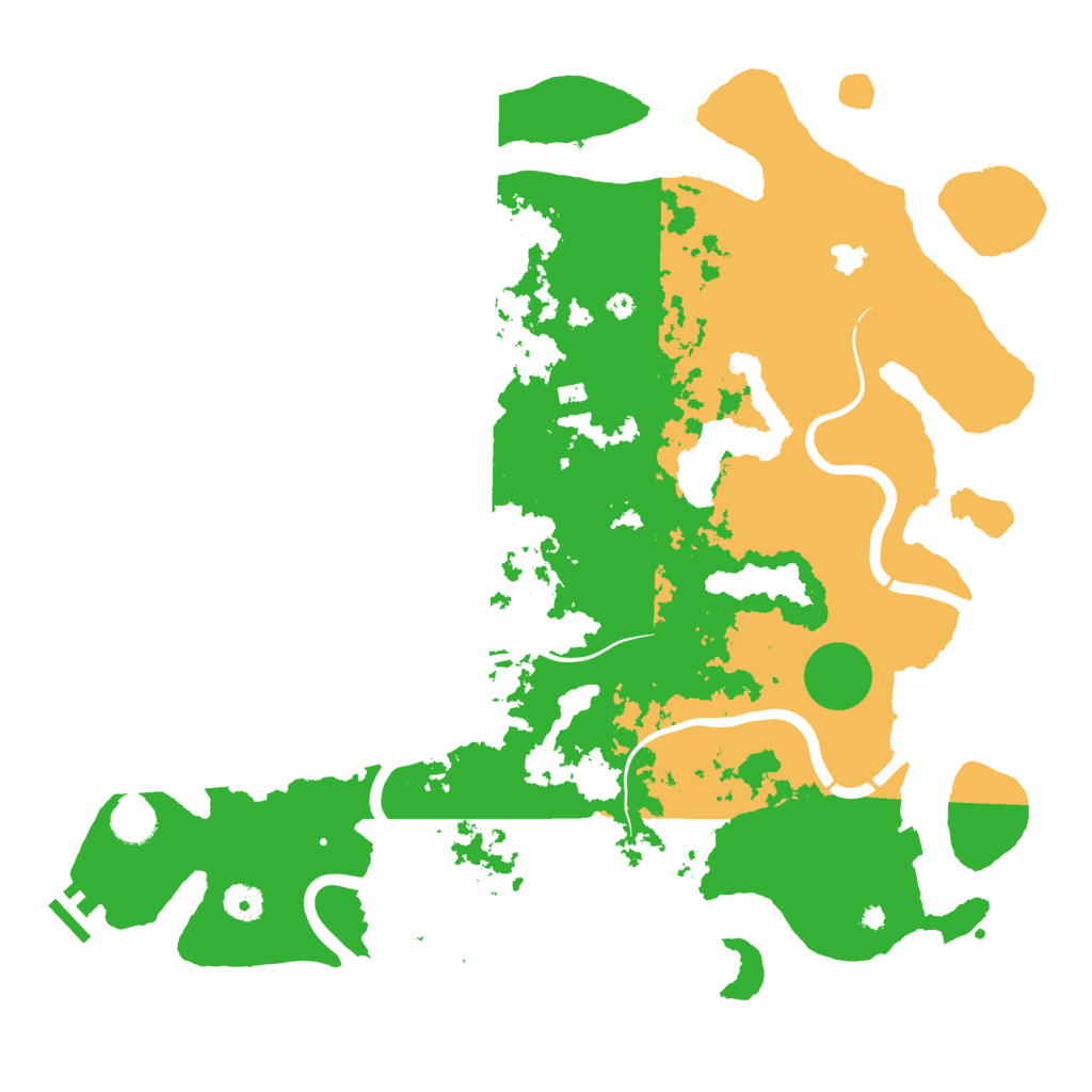 Biome Rust Map: Procedural Map, Size: 4250, Seed: 3354693