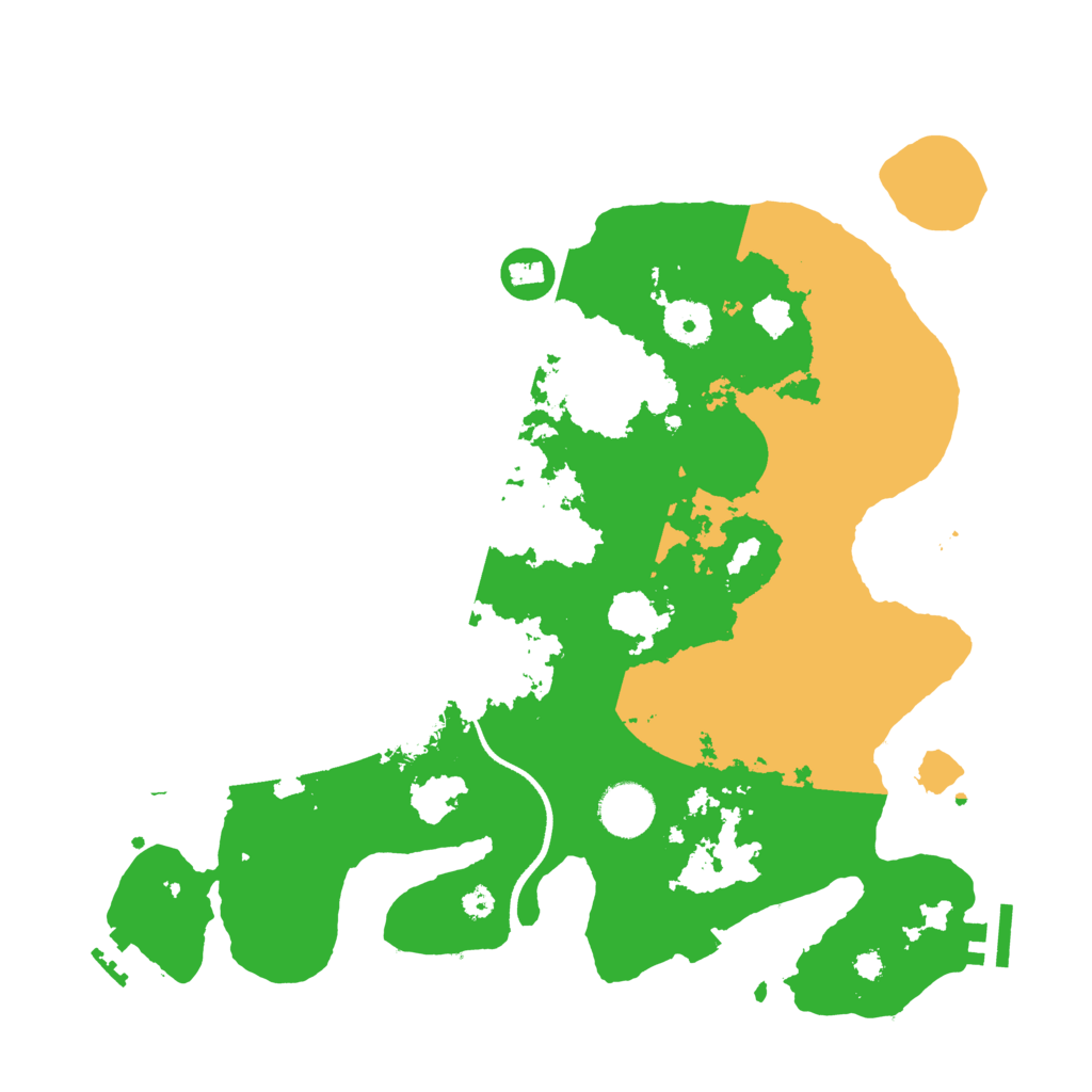 Biome Rust Map: Procedural Map, Size: 3500, Seed: 1938327415