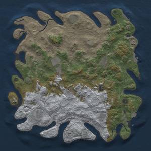 Thumbnail Rust Map: Procedural Map, Size: 4300, Seed: 696369, 19 Monuments