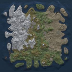 Thumbnail Rust Map: Procedural Map, Size: 4800, Seed: 12001622, 19 Monuments